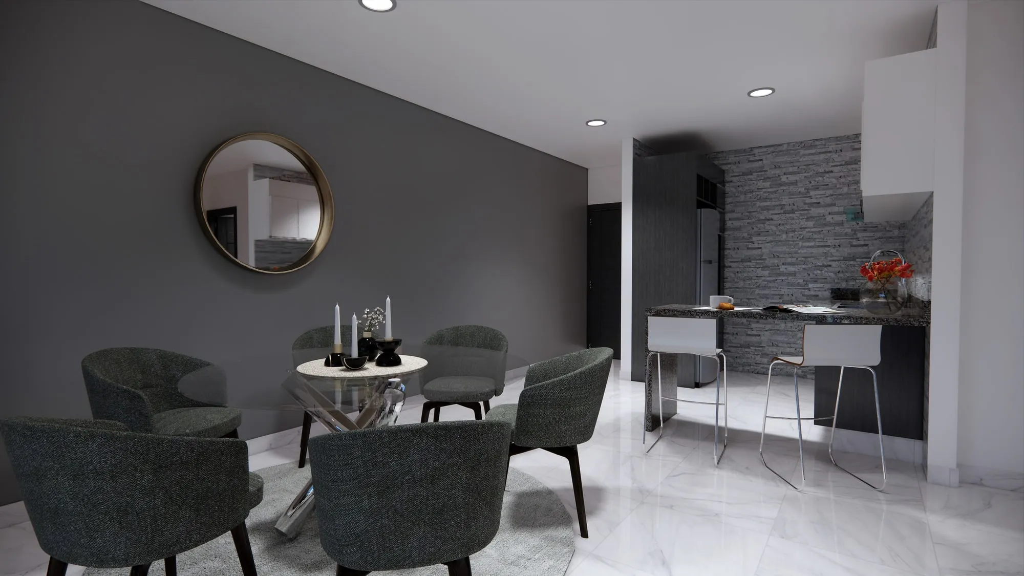 Interior del modelo Fuoco, imagen 4
