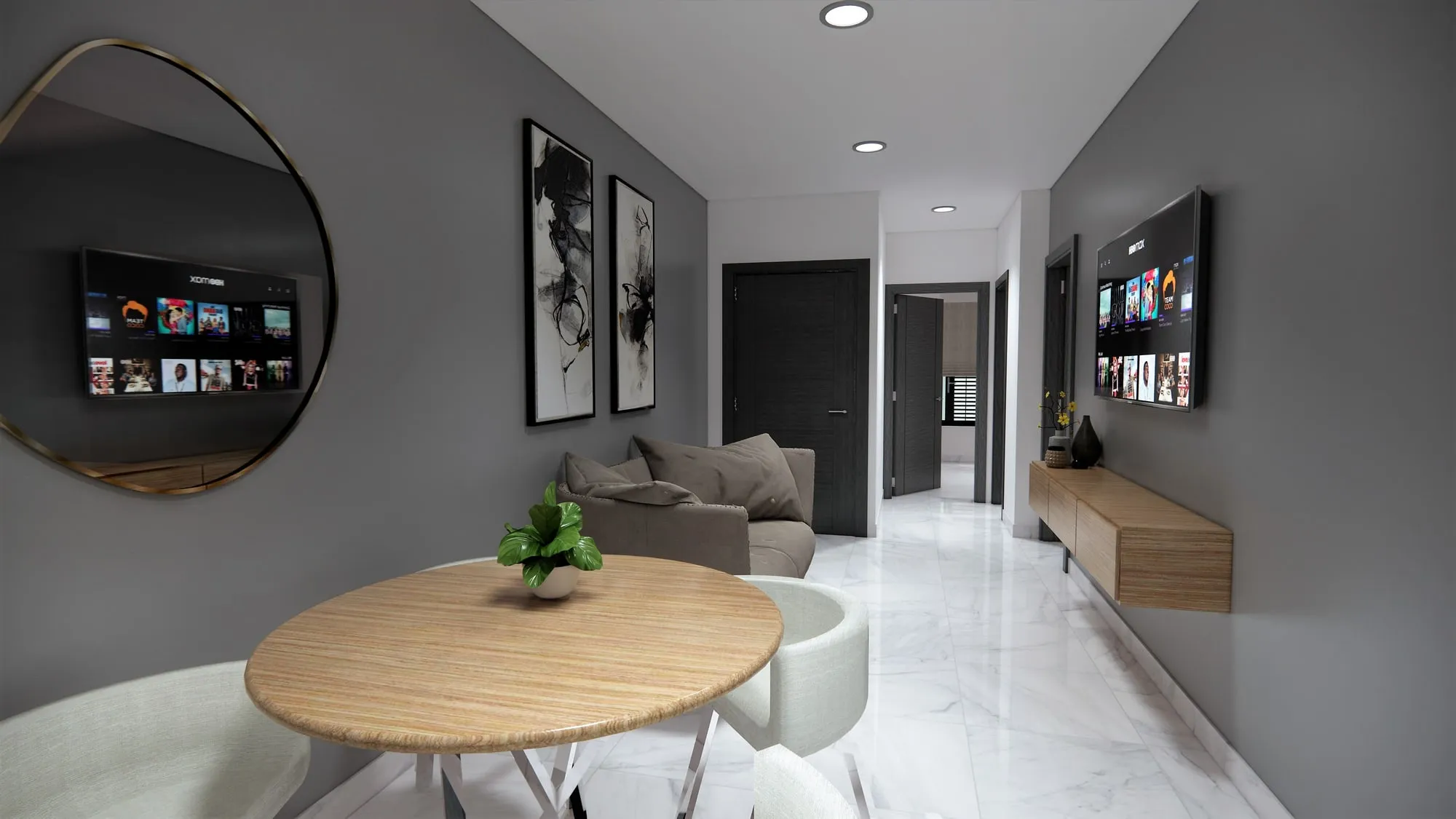 Interior del modelo Terra, imagen 1